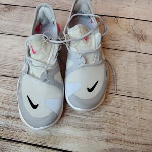 Nike Kids' Gray and White Sneakers